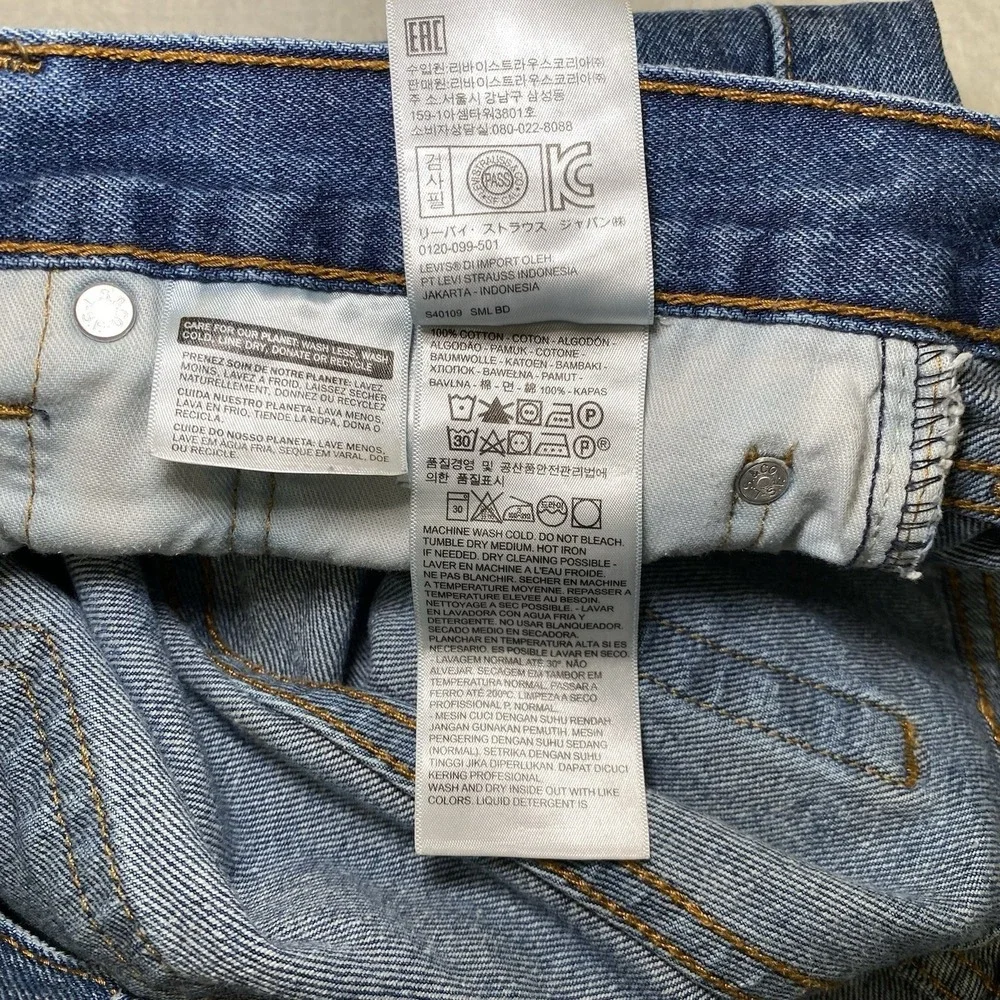 Levis 505 Jeans Mens 36x30 Blue Regular Straight Denim Classic